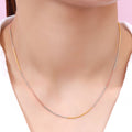 Triple Tone Serpent 925 Sterling Silver Snake Chain