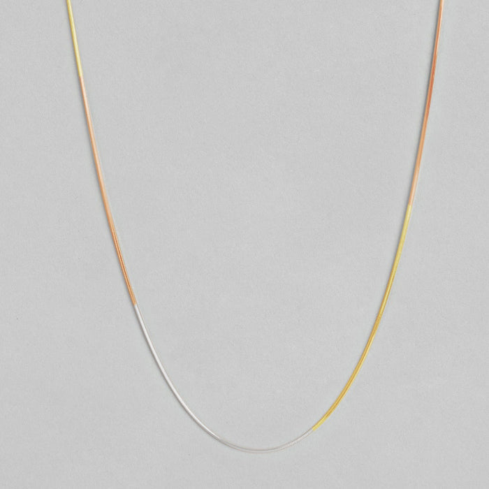 Triple Tone Serpent 925 Sterling Silver Snake Chain