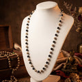 Tulsi Karungali Mala Silver Cap 54 beads