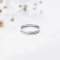925 Sterling Silver Rhodium Plated Cross 925 Sterling Silver Ring For Him (Adjustable) for Women – Zavya