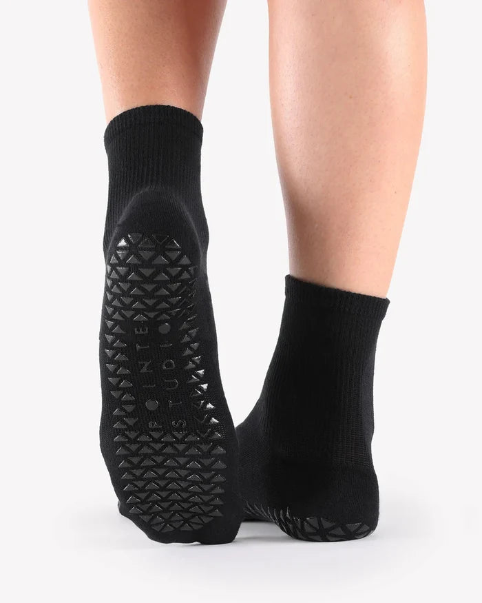 Union Ankle Grip Sock Black