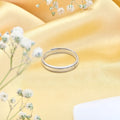 Unwavering Strength 925 Sterling Silver Rhodium-Plated Ring for Him (Adjustable)