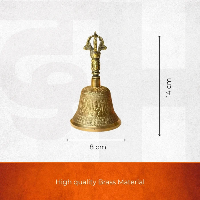 Vajra Brass Hand Bell - view 2