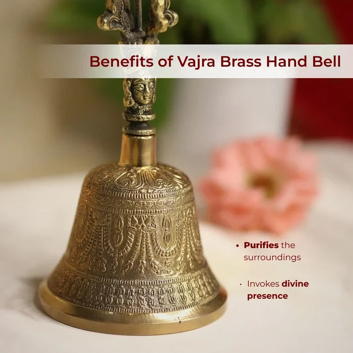 Vajra Brass Hand Bell - view 3