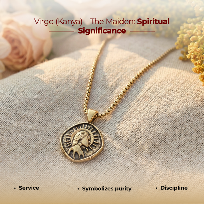Virgo (Kanya) Rashi Pendant - view 2