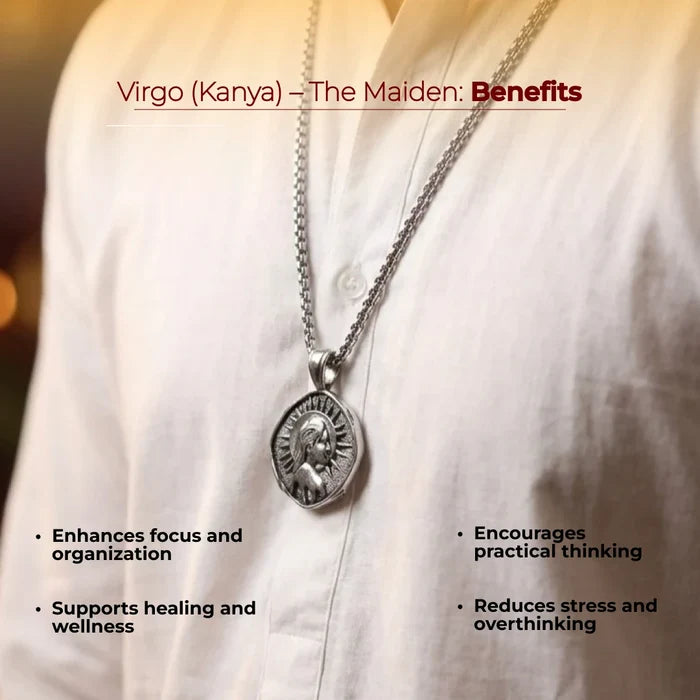 Virgo (Kanya) Rashi Pendant - view 3
