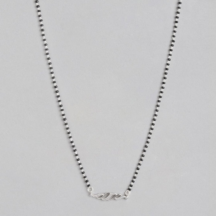 Wavy 925 Silver Mangalsutra