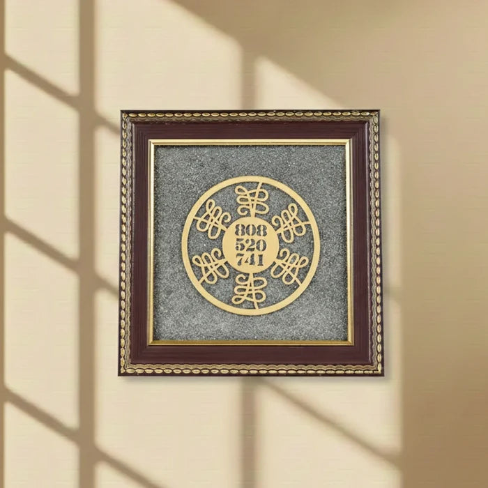 Wealth Code Raw Pyrite Frame for Power & Energy Flow
