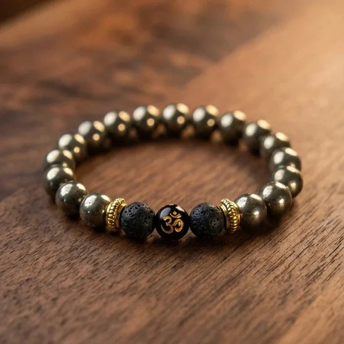 Wealth OM Pyrite Bracelet - view 5