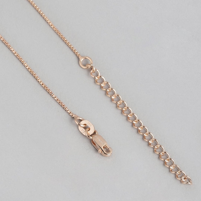 Whimsical Flutter Rose Gold-Plated 925 Sterling Silver Butterfly Pendant with Chain