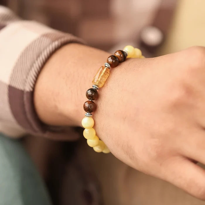 Yellow Calcite Bracelet (Meen Rashi) Pisces - view 2