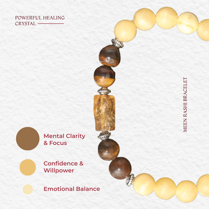 Yellow Calcite Bracelet (Meen Rashi) Pisces - view 4