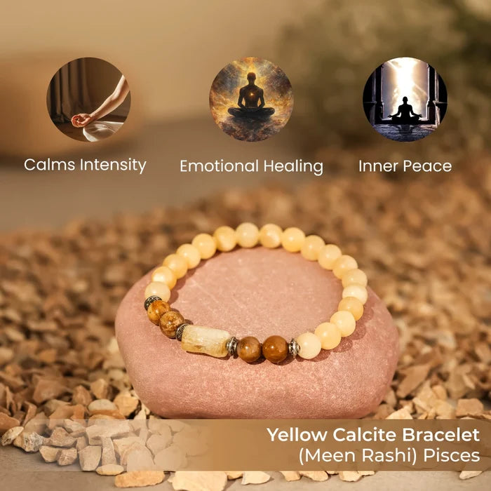 Yellow Calcite Bracelet (Meen Rashi) Pisces - view 5