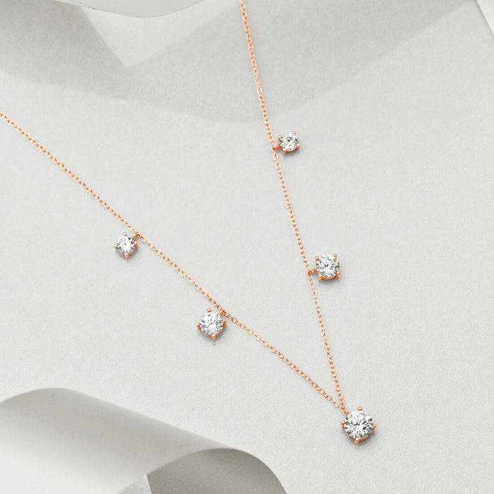 You are a Princess 925 Silver Necklace in Rose Gold