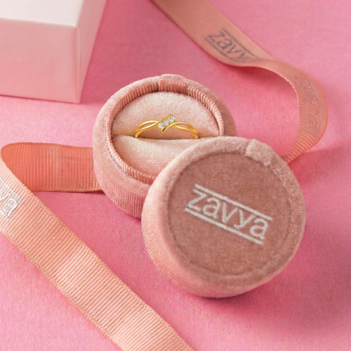 Zavya Promise-Box x My Infinite Vow Gold Plated Ring (Adjustable)