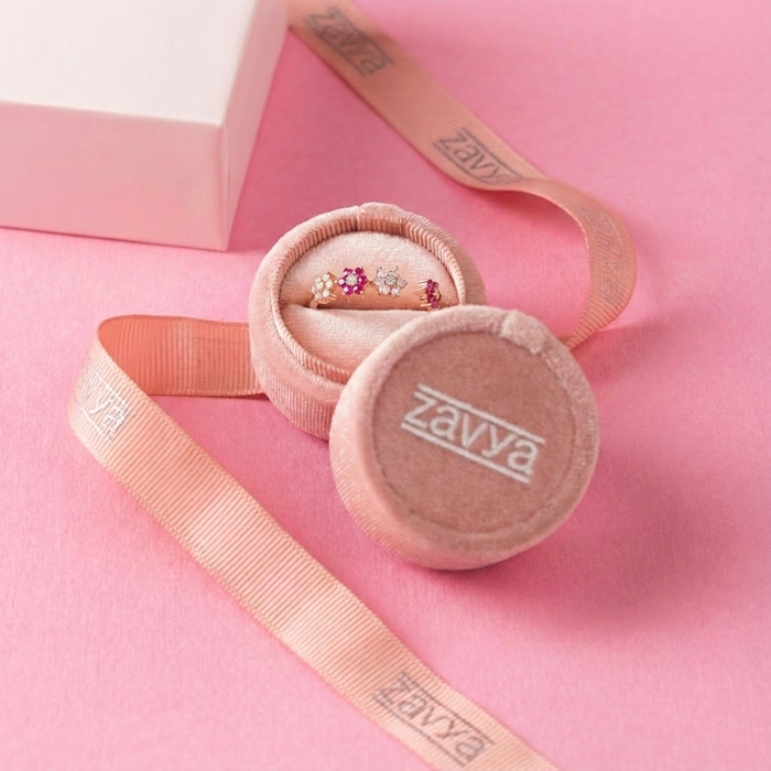 Zavya Promise-Box x The Sweetest Garden Rose Gold Plated Ring (Adjustable)