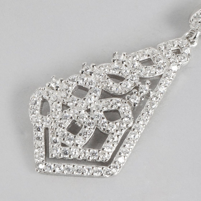 Zirconia Radiance Harmony Rhodium-Plated 925 Sterling Silver Jewelry Set